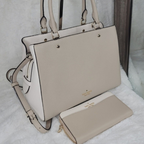 Kate Spade 2 PCS SET Convertible Satchel Purse Bag + Wallet NWT - Picture 4 of 13